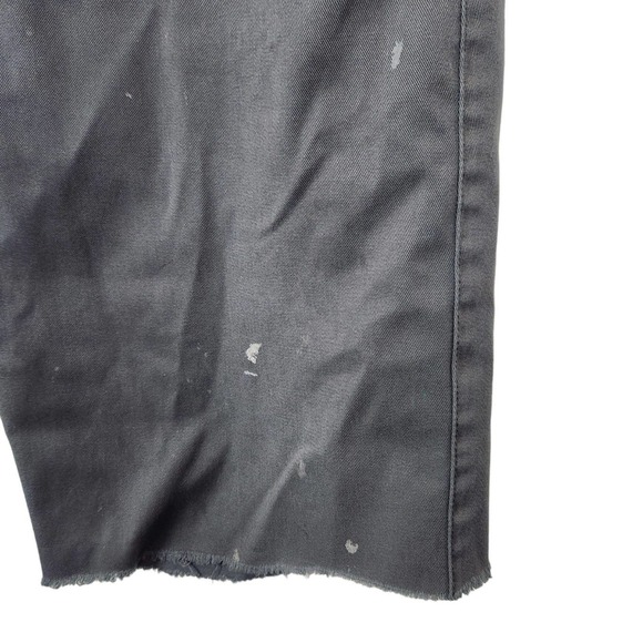 Carhartt Grey Chino Khaki Cut Off Shorts - Picture 3 of 6